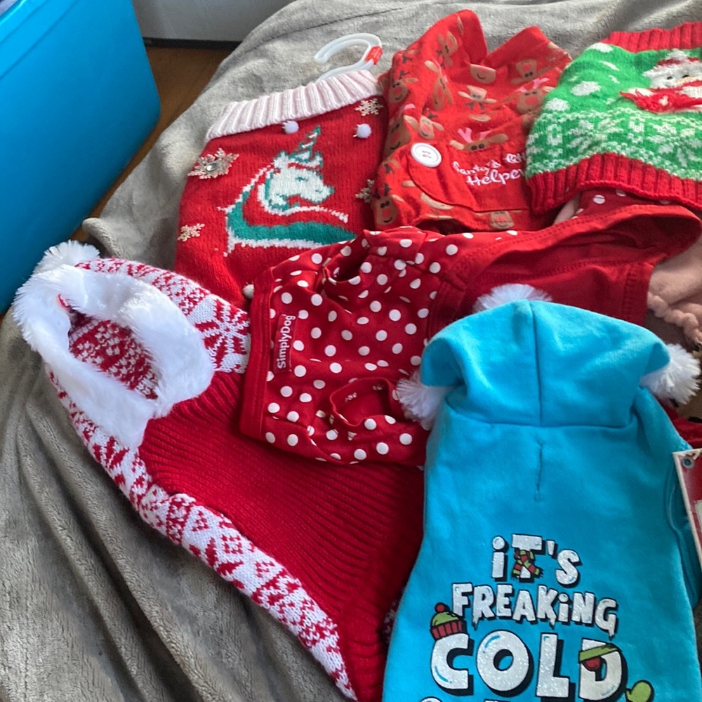 Multiple Styles of Mini Dog Clothing XXS
